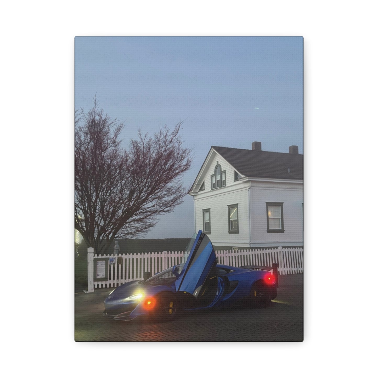 Exotic Car Motivational Canvas